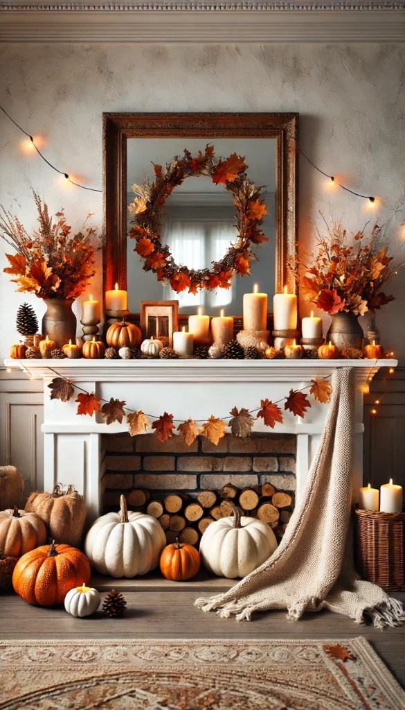 🍁 17+ Unique Fall Mantel Decor Ideas That Will Wow Your Guests 🍁