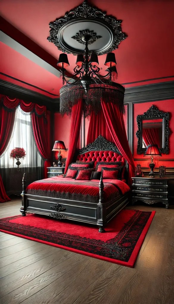 17+ Luxurious Red Bedroom Decorating Ideas to Transform Your Space ️