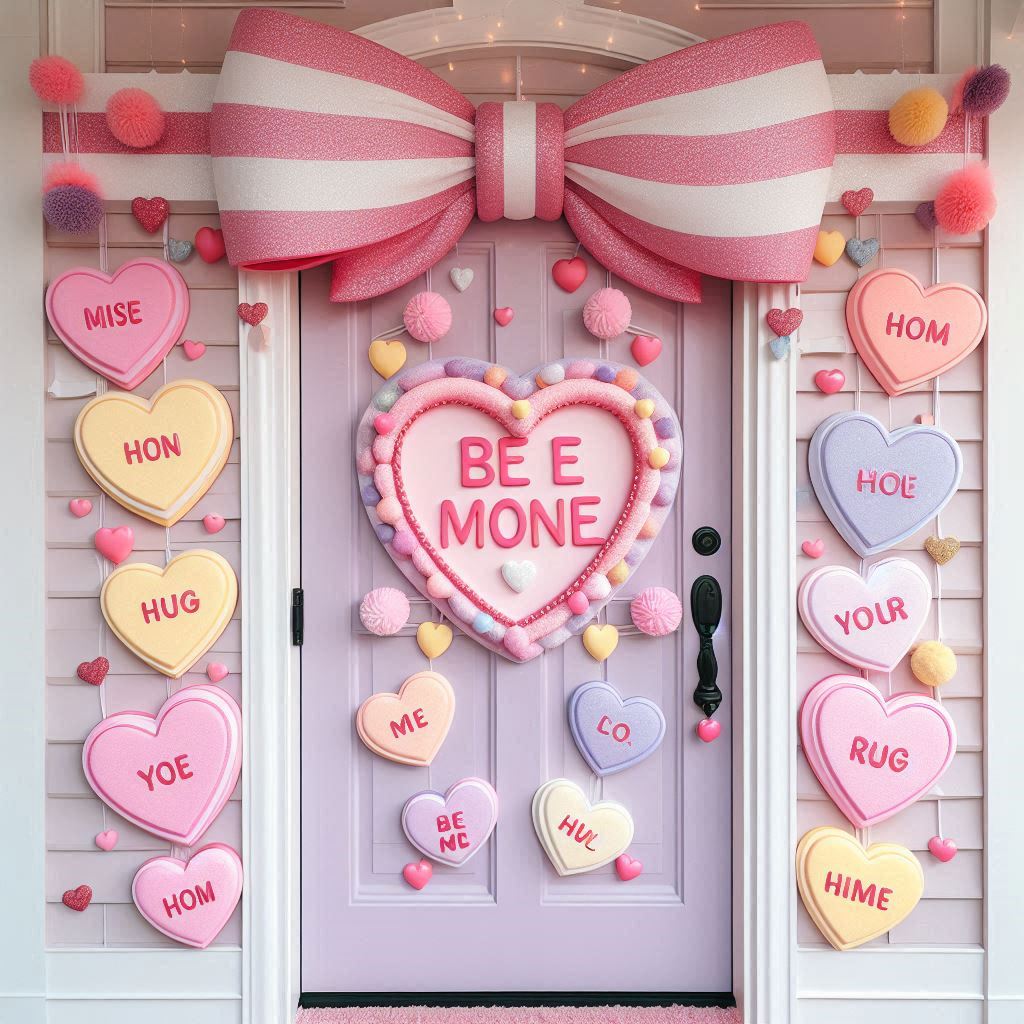 17+ Valentine's Door Decorating Ideas to Spread Love and Joy 💕