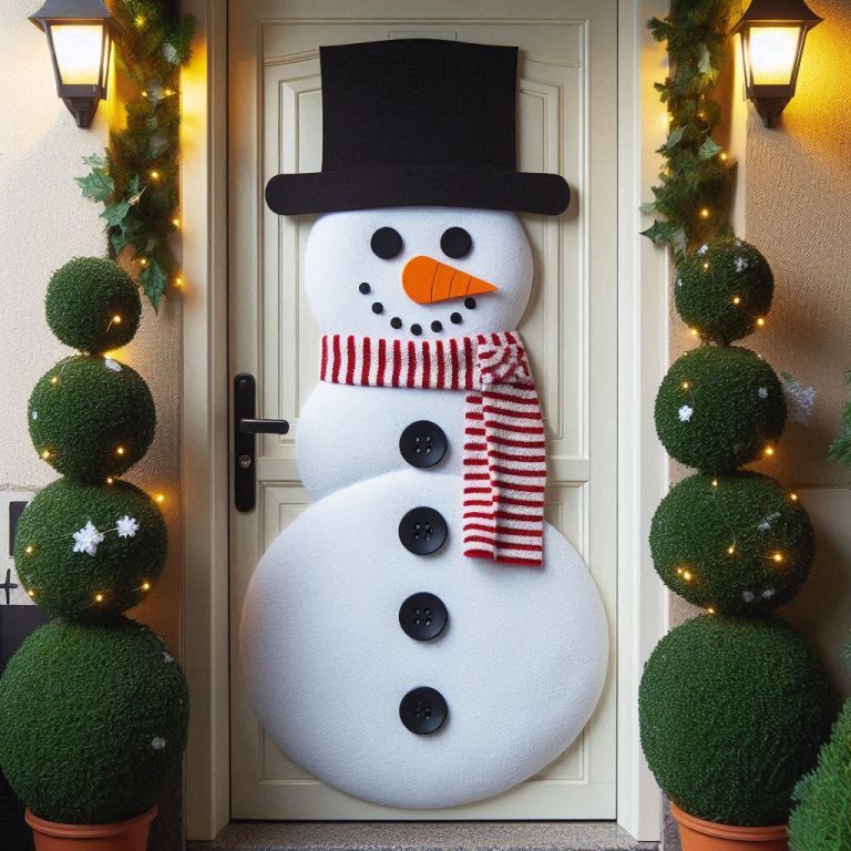 17+ Cozy January Door Decoration Ideas to Warm Up Your Entryway! 🔥