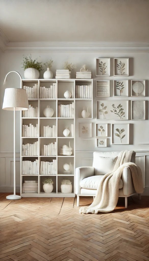 17+ White Wall Decor Ideas for a Bright and Elegant Home