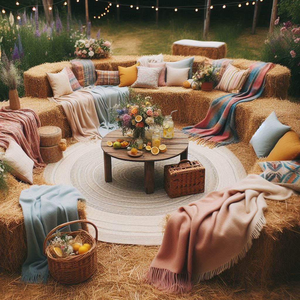 17+ MustTry Round Hay Bale Decorating Ideas for Fall, Holidays & More! 🍁