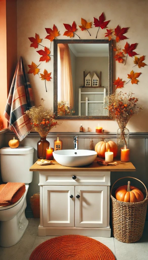 🍂 17+ Cozy and Chic Fall Bathroom Decor Ideas You’ll Love 🎃