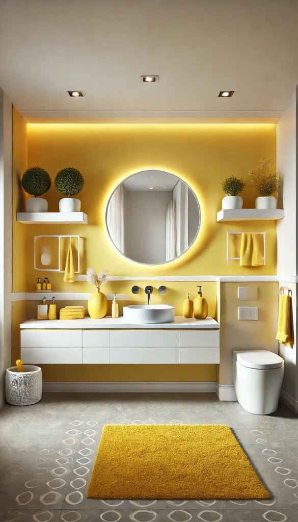 17+ Cheerful Yellow Bathroom Decorating Ideas You’ll Love! 🌞