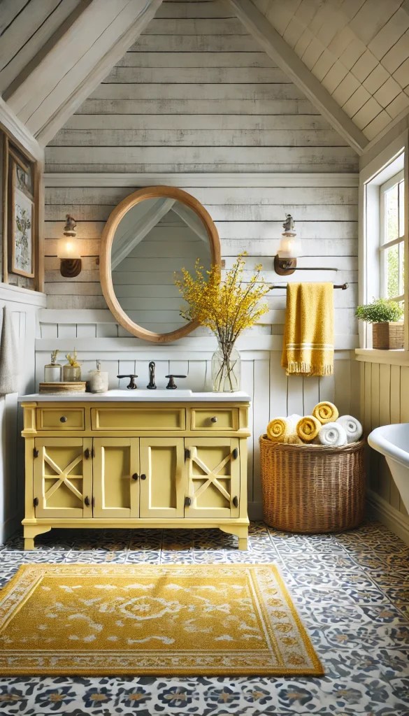 17+ Cheerful Yellow Bathroom Decorating Ideas You’ll Love! 🌞