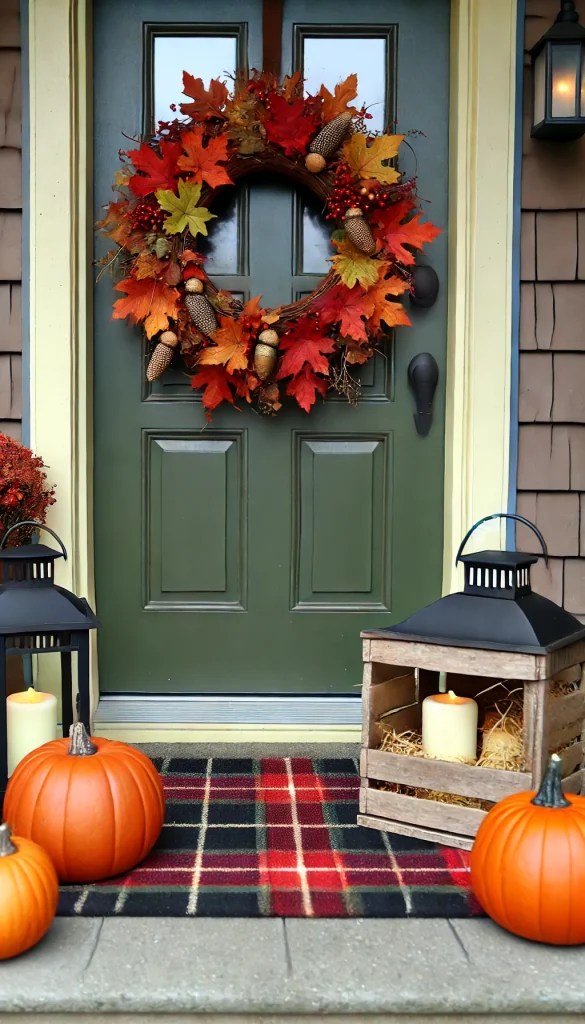 🍁 17+ Cozy Fall Door Decoration Ideas to the Season! 🍂