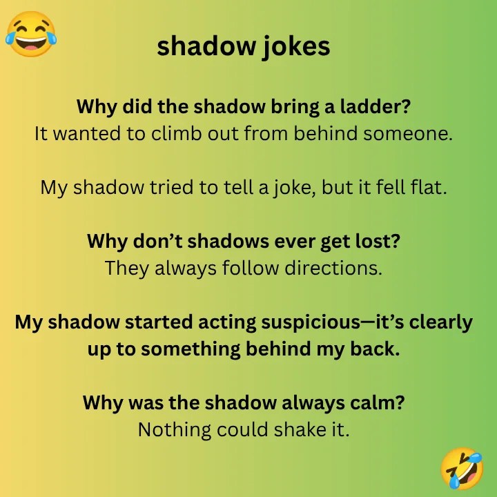 Shadow Jokes That Will Make You Laugh Out Loud