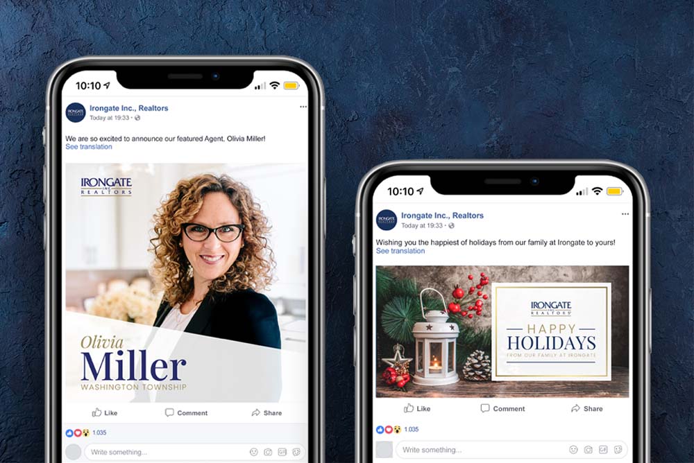 Irongate Realtors Dayton Graphic Design & Marketing Catapult Creative