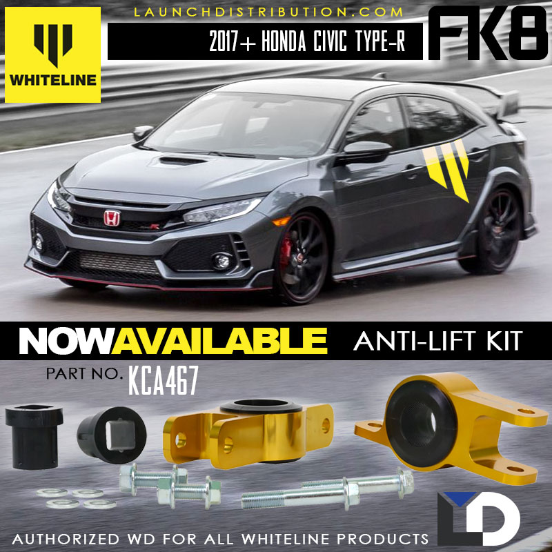WHITELINE AntiLift Kit for the 2017 Honda Civic TypeR Launch