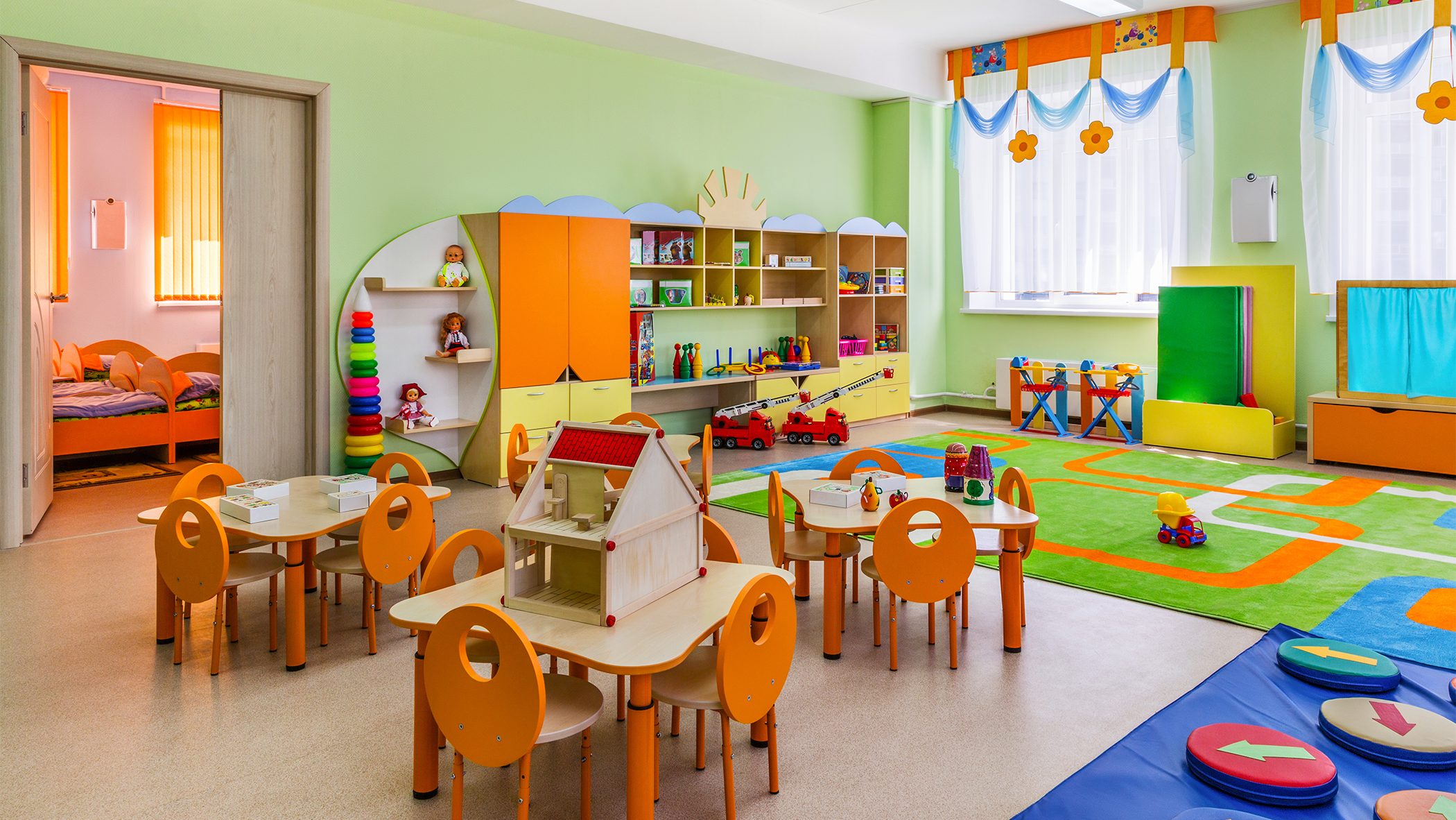 Empty Preschool Classroom