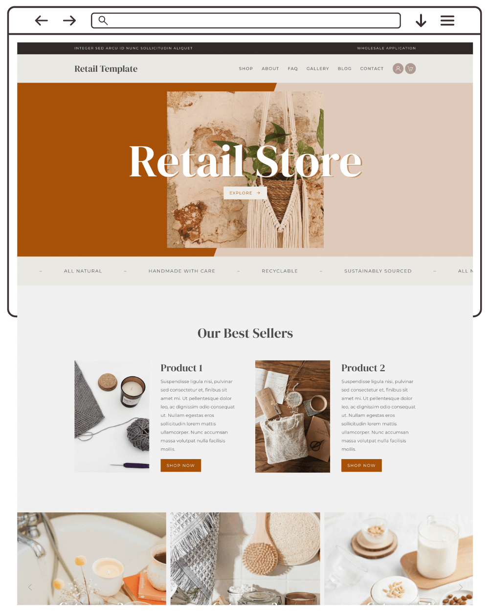 Retail WordPress Template Launch In One Designer sites
