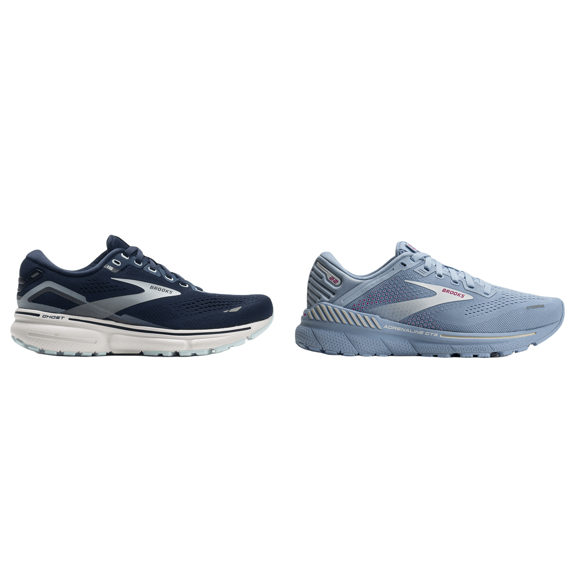 Sneaker Comparison Brooks Ghost 15 vs. Brooks Adrenaline 22 Running