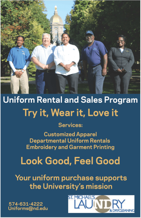 Uniform Rentals/Purchases and Customized Apparel // Services // St