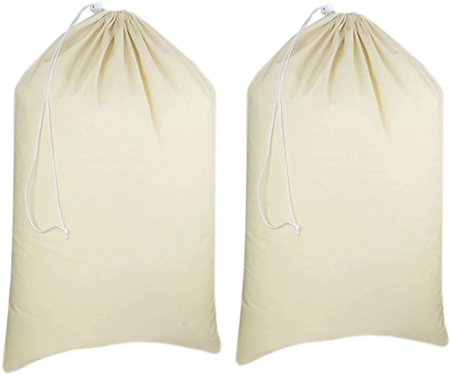 Heavy Duty Natural Cotton Canvas Laundry Bags Laundry Bags Manufacturer and Supplier