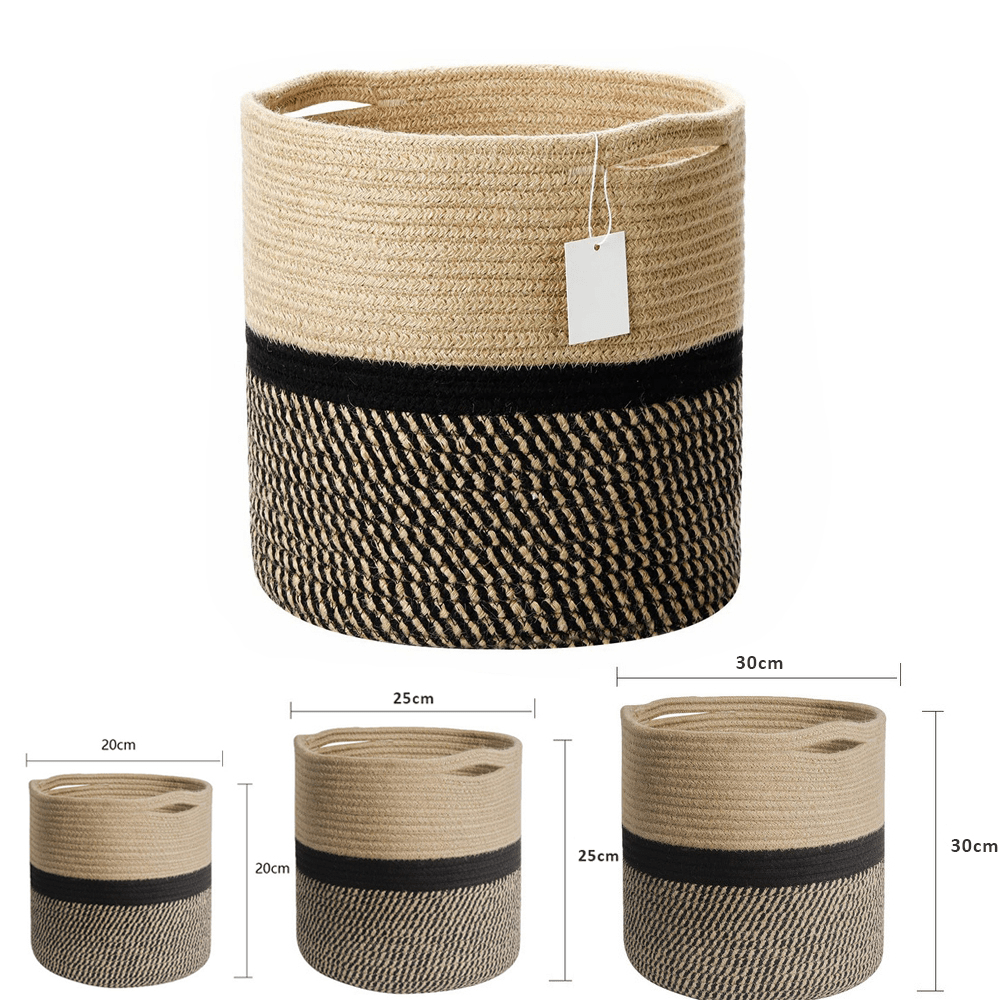 Cotton Rope Laundry Basket With Lid Laundry Bags Manufacturer and