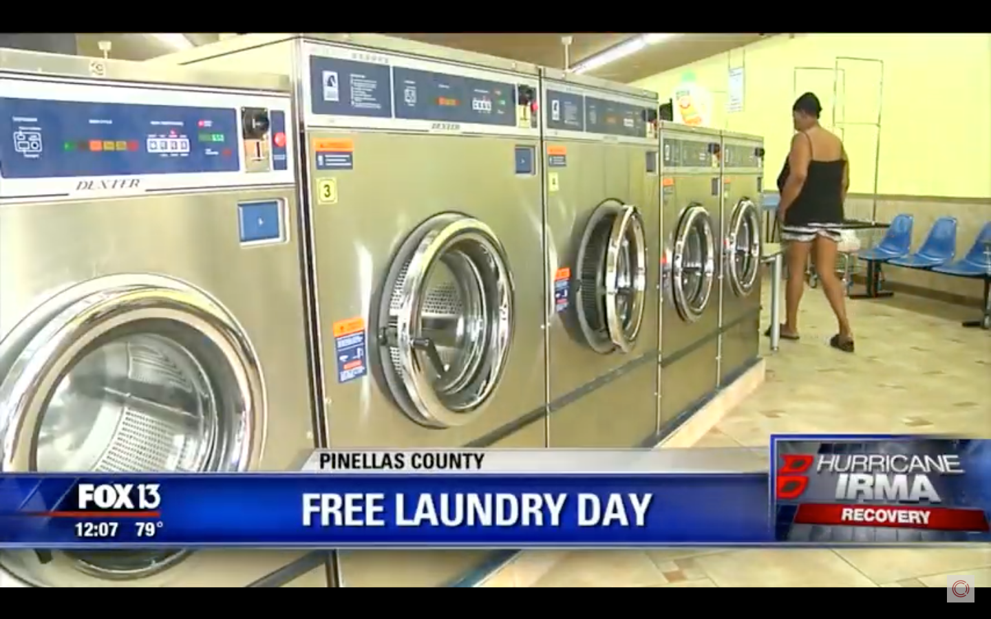 Fox 13 Tampa Bay Clearwater Laundry Project Story Laundry Project
