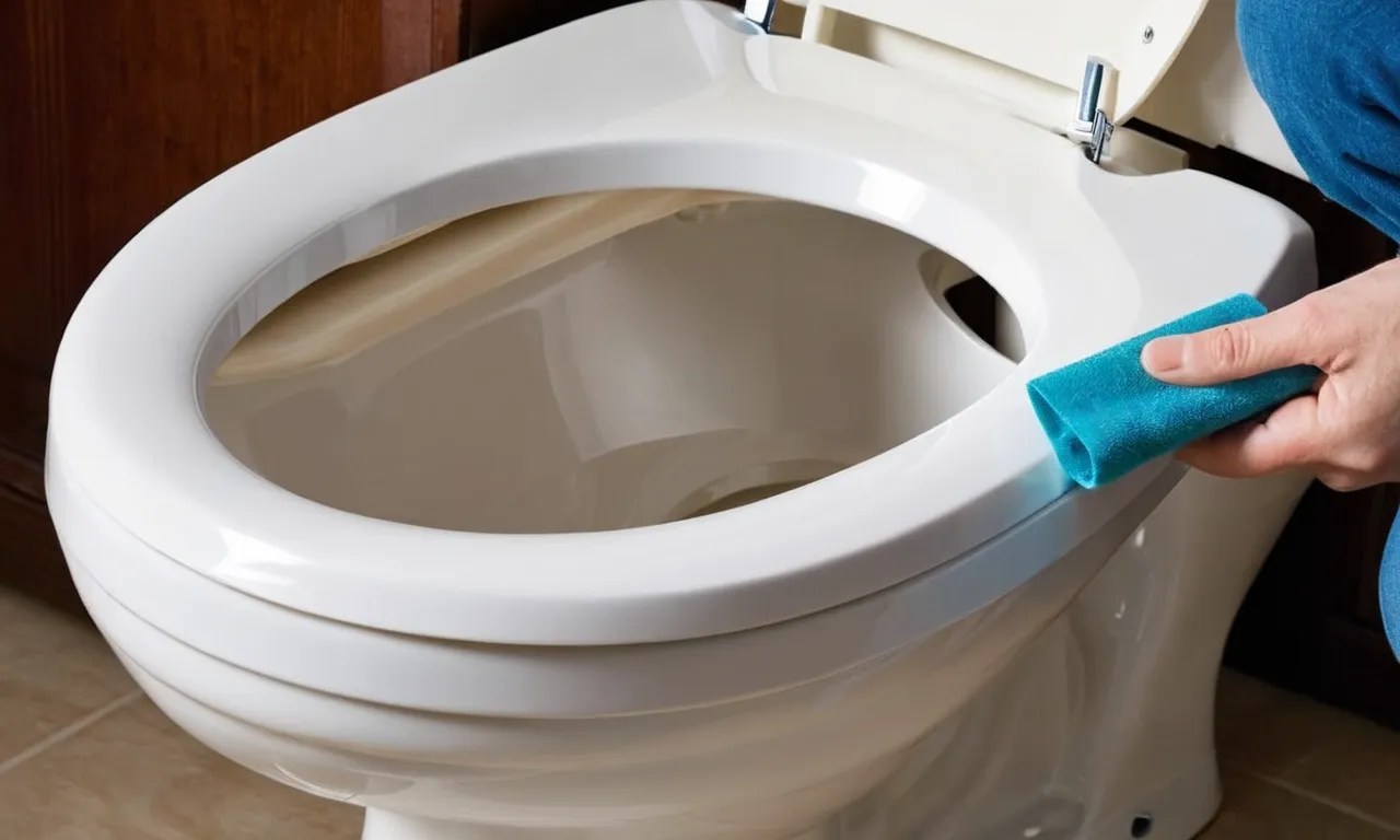 How To Tighten A Toilet Seat With No Access Underside Laura Clery
