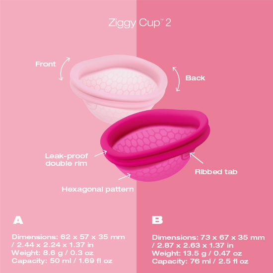 The Ziggy Cup 2 Super Comfortable and Safe For Period Sex!