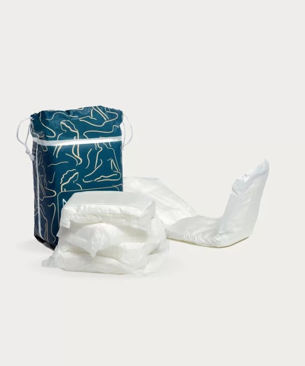 8Count Extra Long Postpartum Pads From Soft Organic Cotton