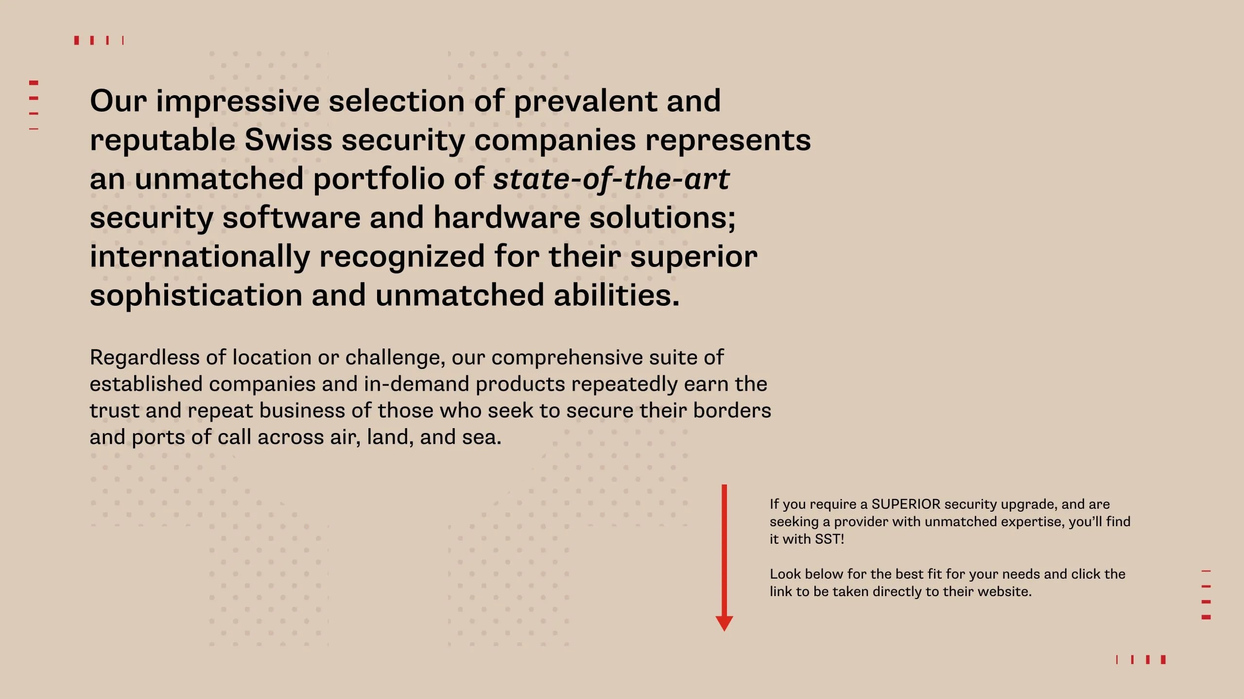 Swiss Security Technology LRD Branding & Design Studio