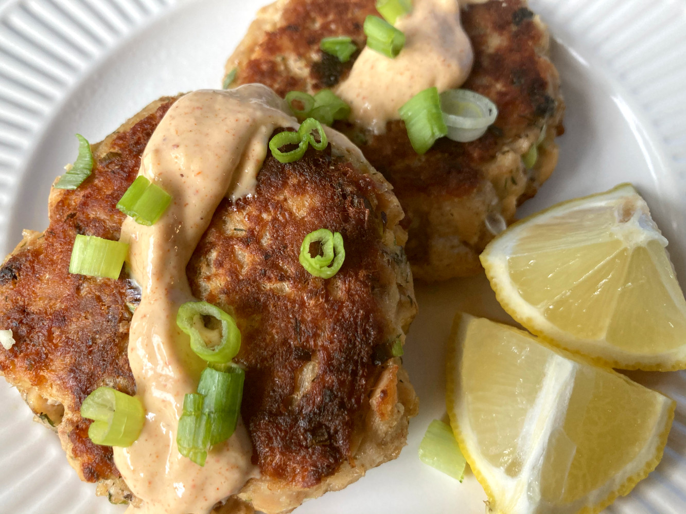 Salmon Cakes with Remoulade Sauce Laura Rinke