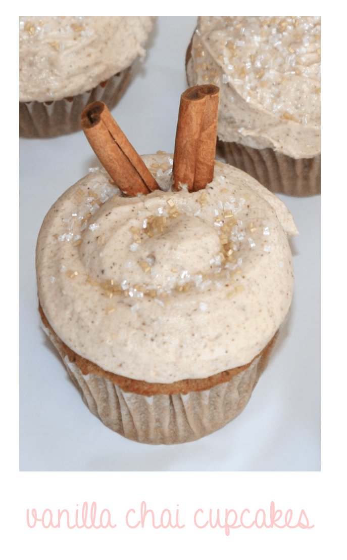 vanilla chai cupcakes Laur Loves Pink