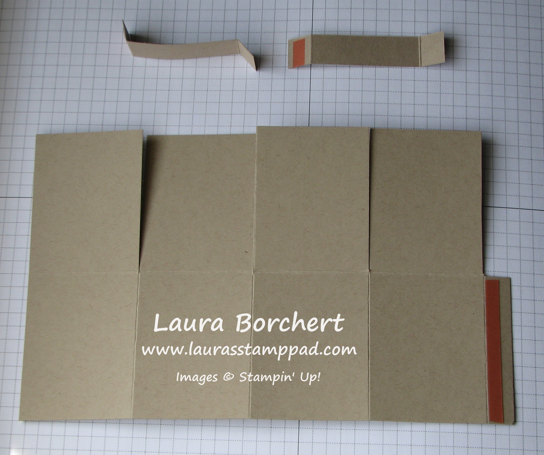 Box Card Template, Laura's Stamp PadLaura's