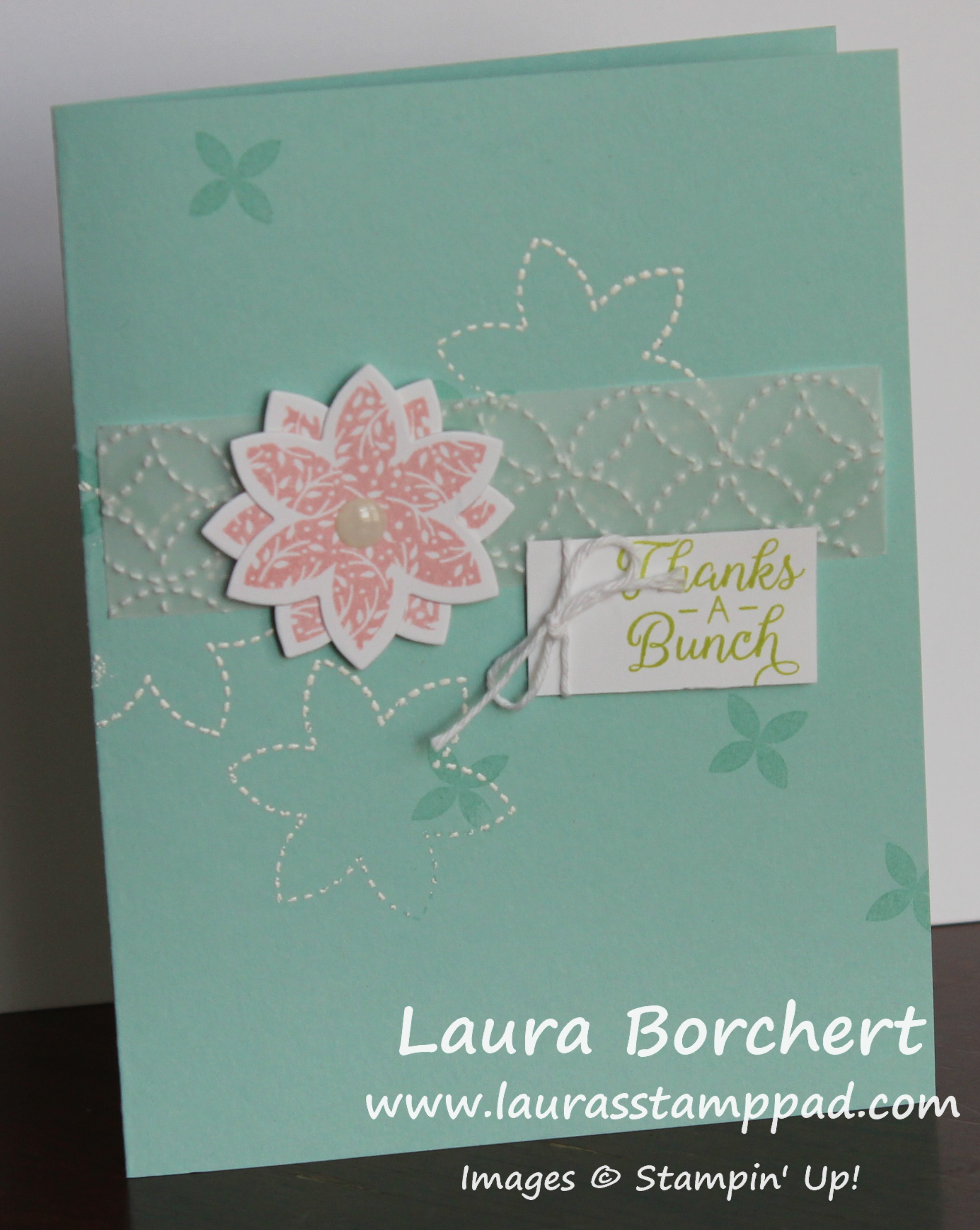 This Embossed Vellum Technique is super cool and adds great texture