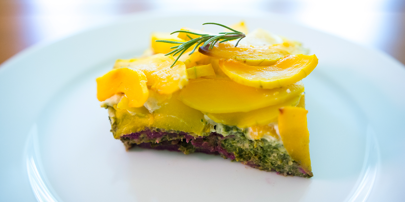 Butternut Squash, Purple Sweet Potato + Kale Pesto Lasagne Laura's