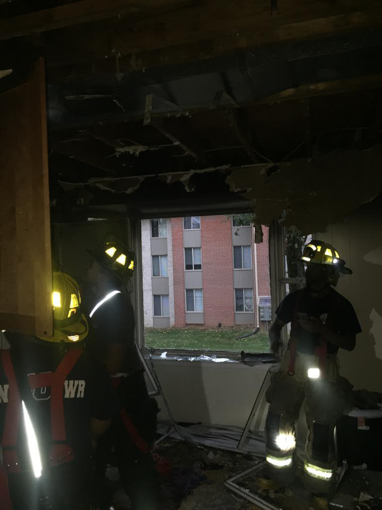First Due Apartment Fire Laurel Volunteer Rescue Squad