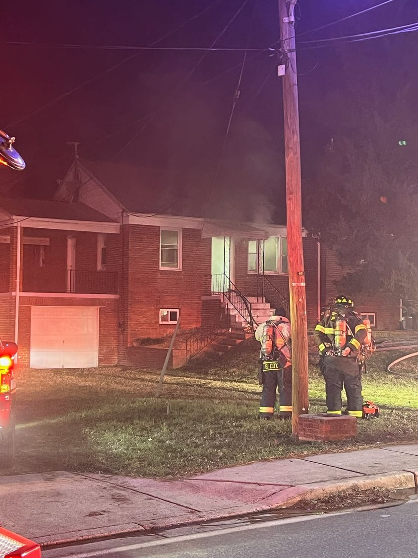 Fist Due House Fire Laurel Volunteer Rescue Squad