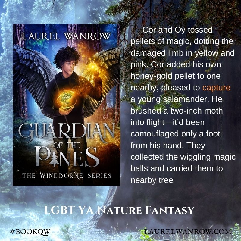 Guardian of the Pines The Windborne series LGBT YA fantasy Book teaser