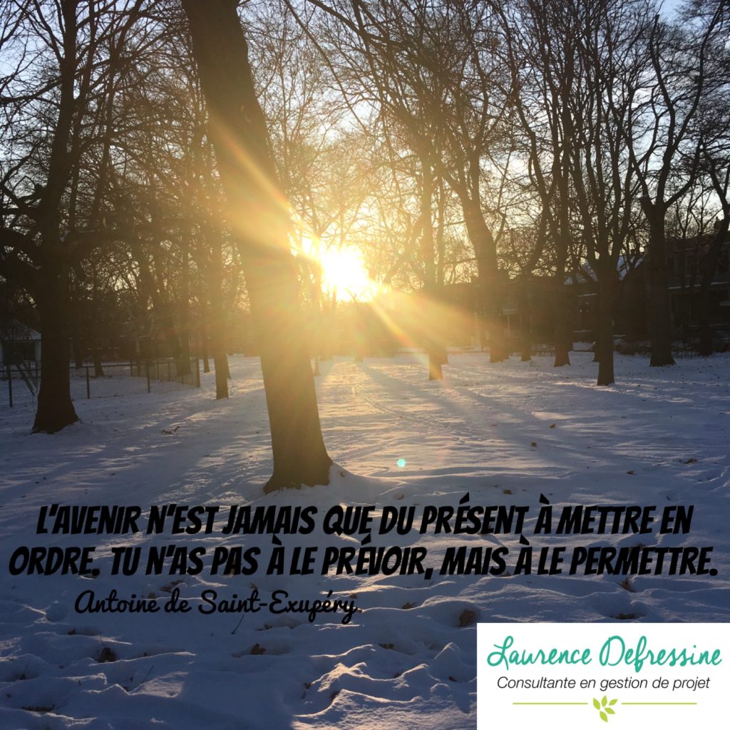Prévoir ou permettre l'avenir?