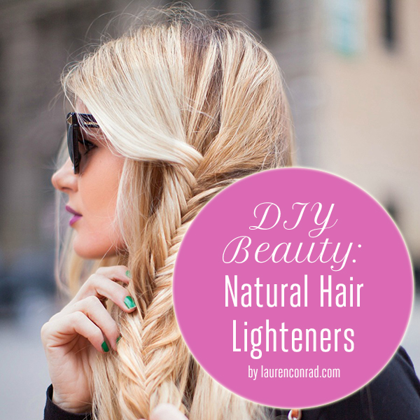 Beauty DIY Natural Hair Highlighters Lauren Conrad