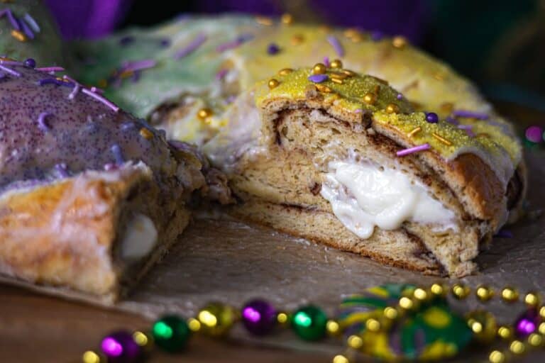 New Orleans Cream Cheese King Cake Lauren from Scratch