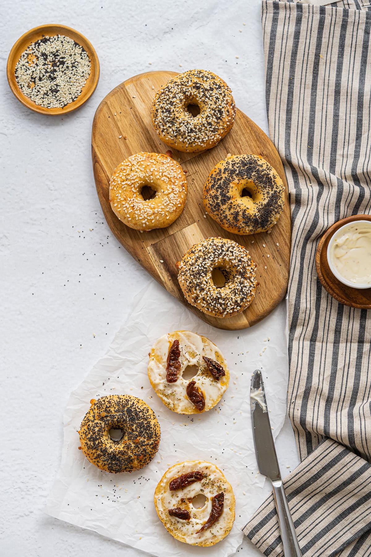 Low Carb Bagels {Gluten Free, Sugar Free, Grain Free} Lauren Kelly