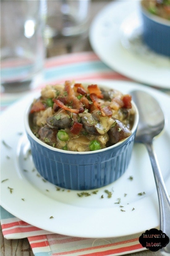 Bacon & Mushroom Risotto Recipe Lauren's Latest