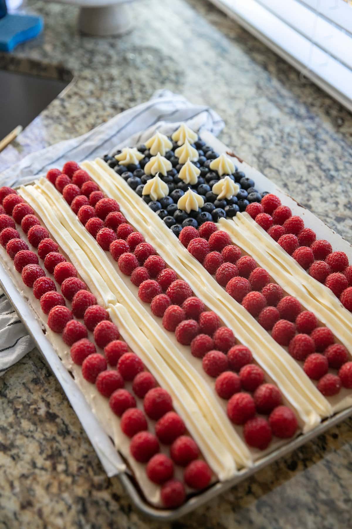 American Flag Cake (for 4th of July) Lauren's Latest