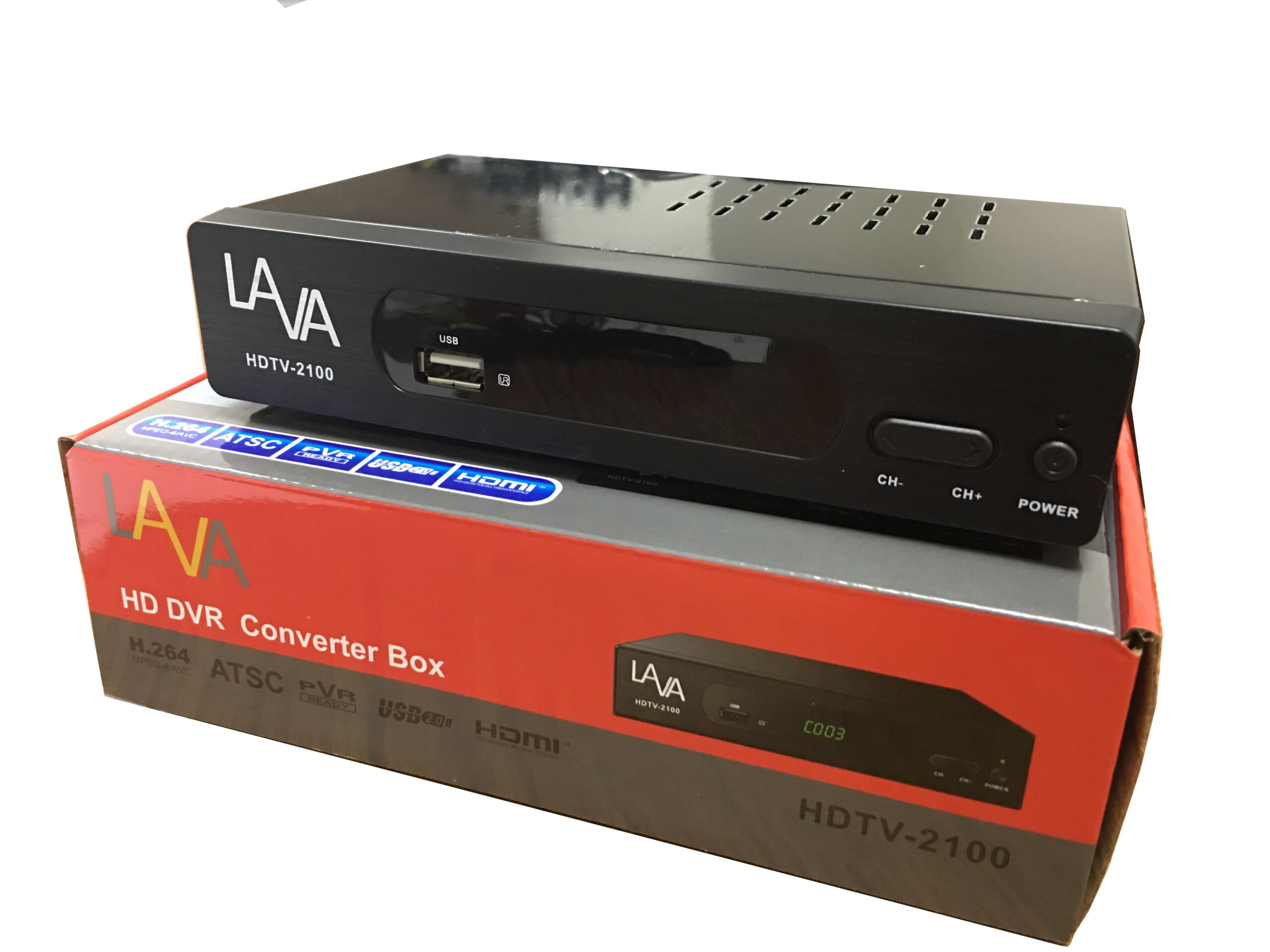 HDTV2100 HD DVR Converter Box Lava Electronics