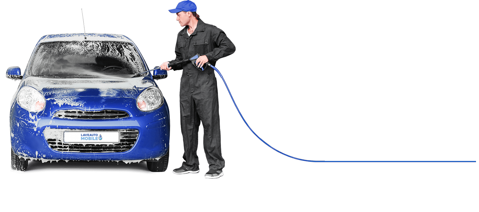 LaveAuto Mobile Carwash on the Go! Lavez votre voiture de chezvous!