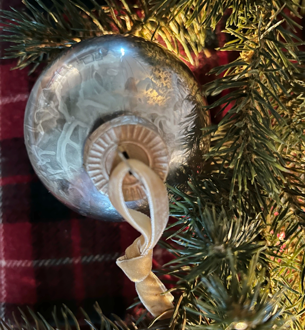 DIY Mercury Glass Christmas Ornaments Lavender Brook Home