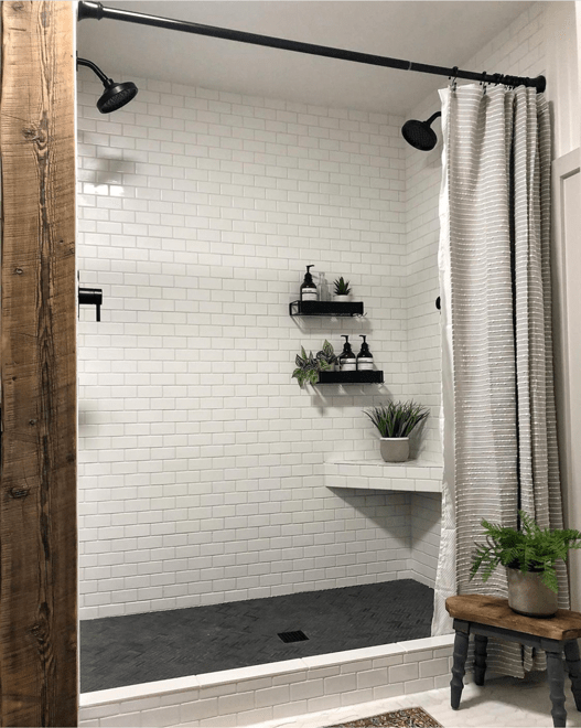 European Farmhouse Style Bathroom Lavender Brook Home