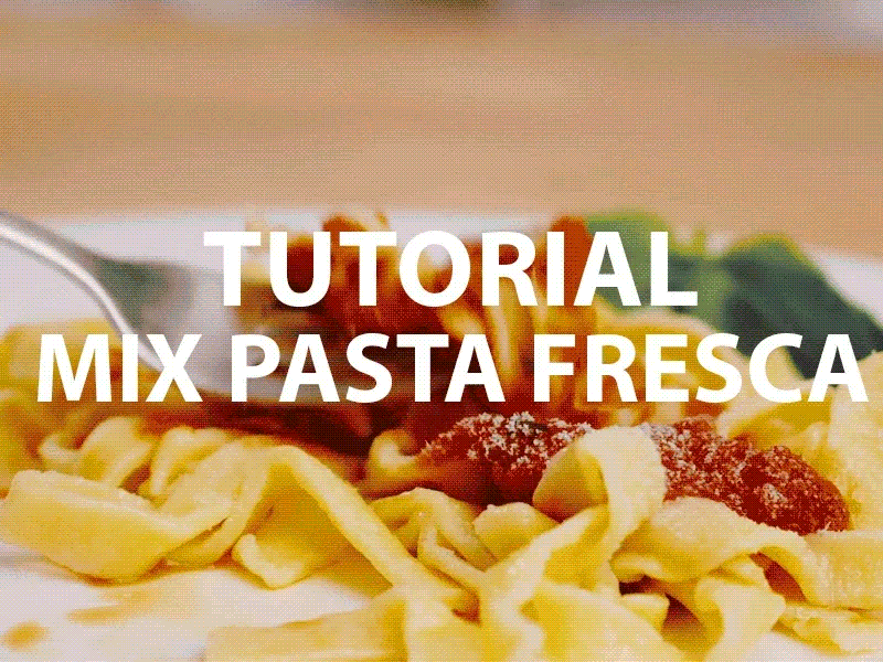 Bel paese Mix® Mix Pasta Fresca PASTA FRESCA ALL'UOVO ricetta base