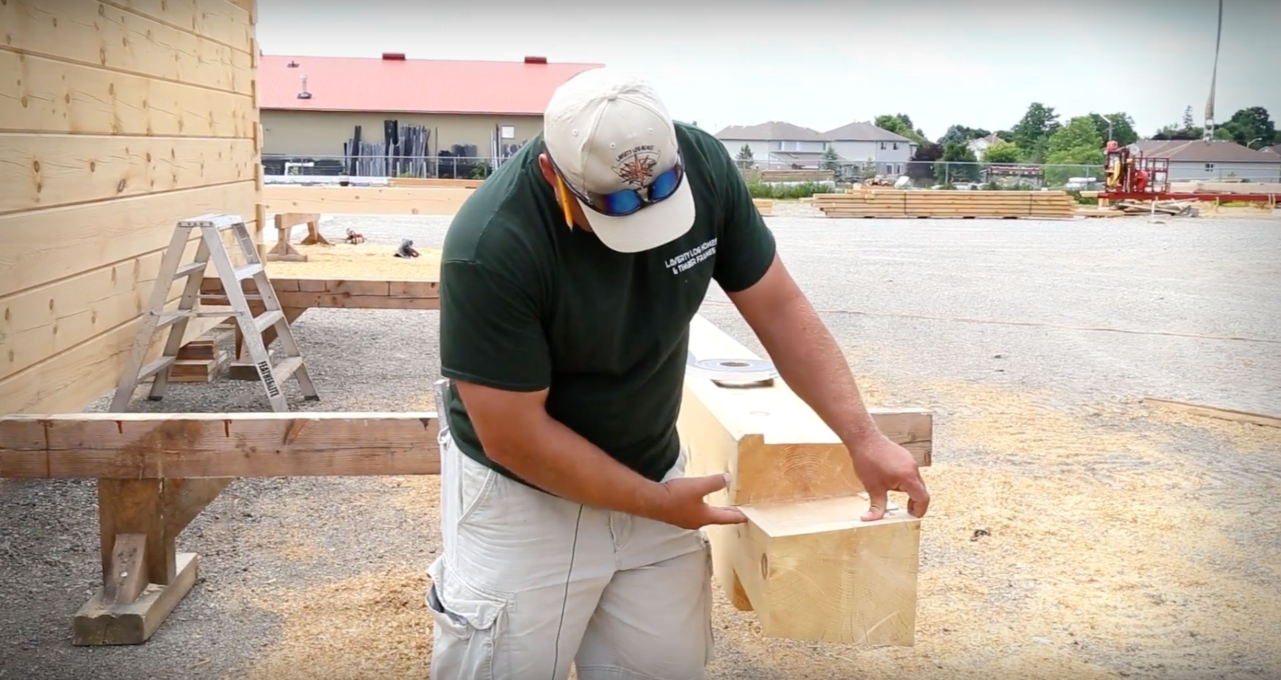 How To Build A Log Home Dovetail Joinery Laverty Log Homes and
