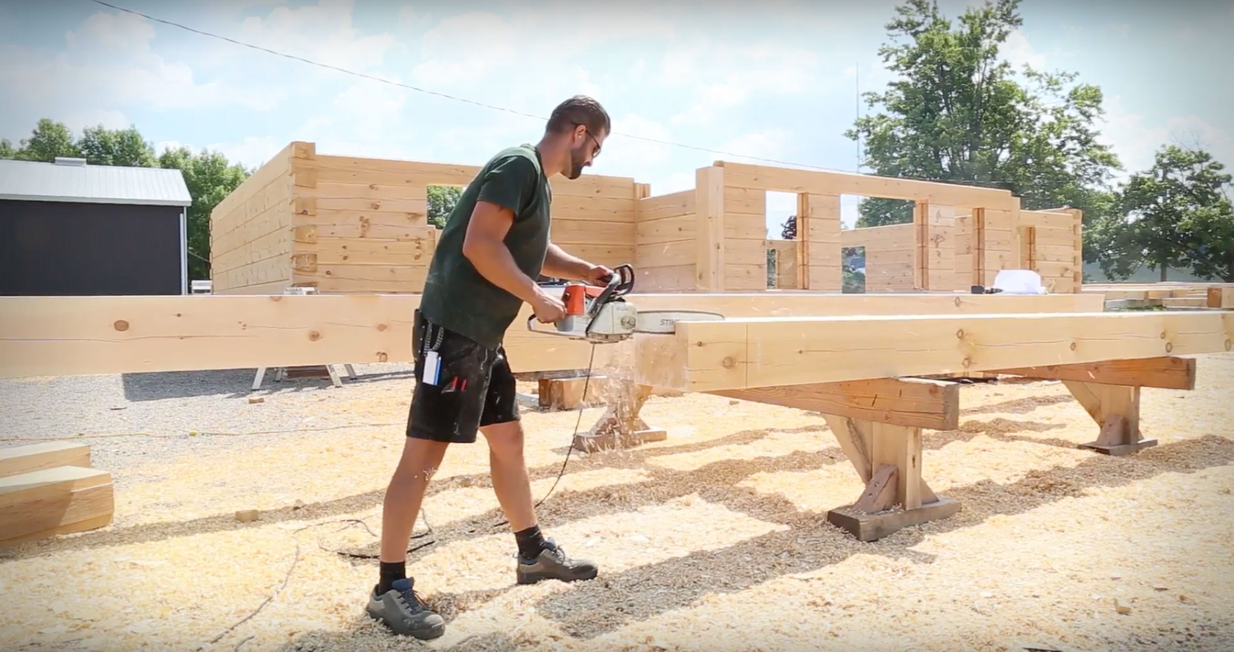 How To Build A Log Home Dovetail Joinery Laverty Log Homes And