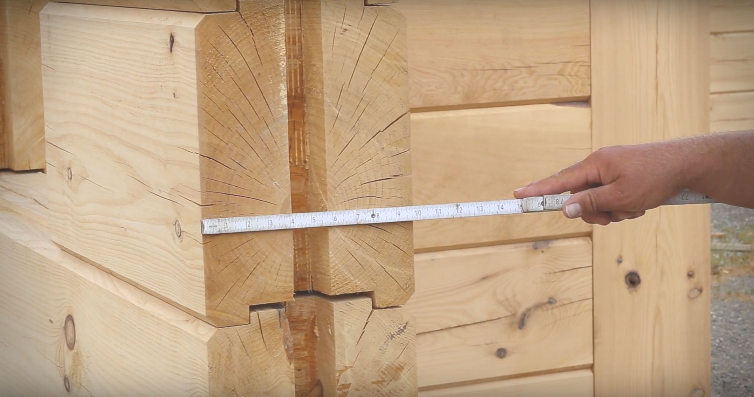 How To Build A Log Home White Pine Timber Laverty Log Homes and