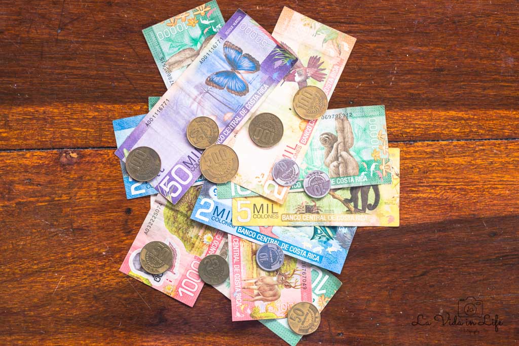 Costa Rica Currency Beautiful Bills and Big Numbers La Vida in Life