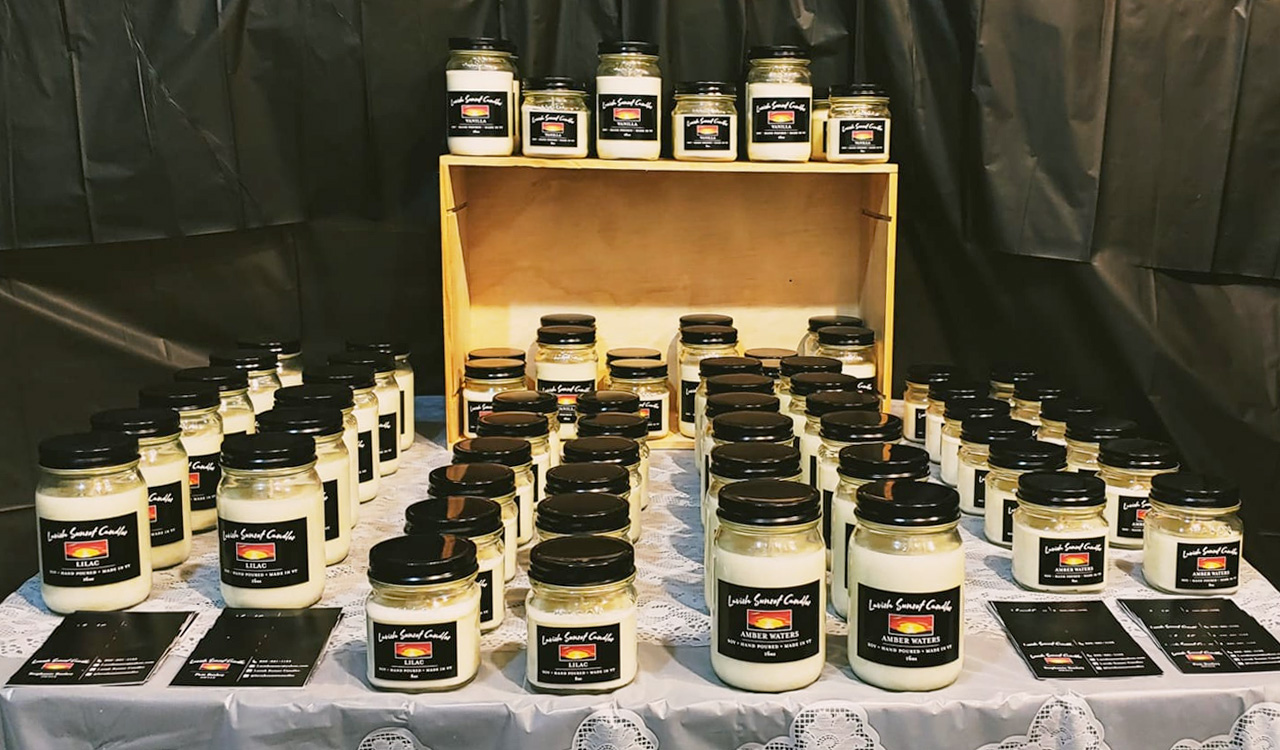 Lavish Sunset Candles Hand Poured Soy Candles Made in Vermont