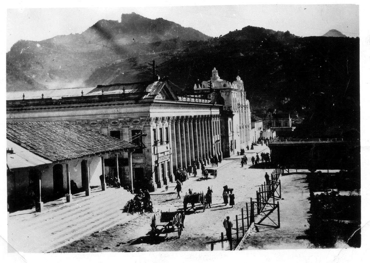Así era el parque central de Xela · La Voz de Xela