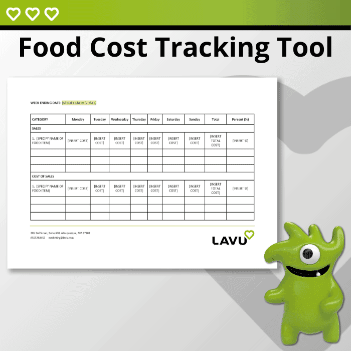 Recipe Food Cost Calculator MS Excel Templates